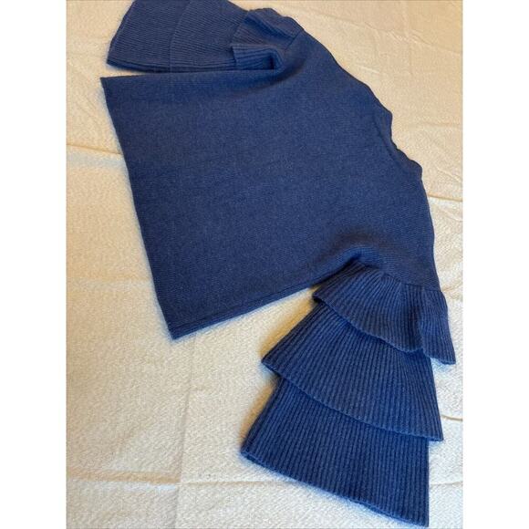 NWT GIANNI BINI Women's Sweater Long Sleeve Blue Butterfly Size Medium - Picture 6 of 10